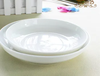 baltos spalvos keramikos plokštės indai, keramikos ryžių patiekalas scodella disko plokštė Gali pritaikyti modelis